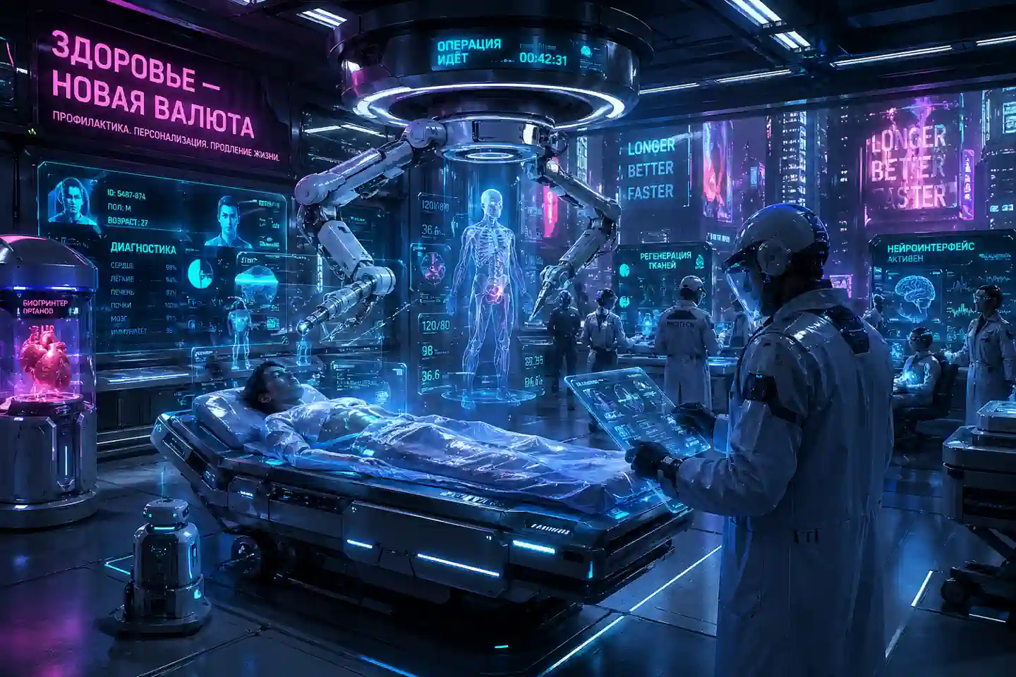 Медицина будущего: нанороботы, генная терапия, персонализированное лечение и новые биотехнологии